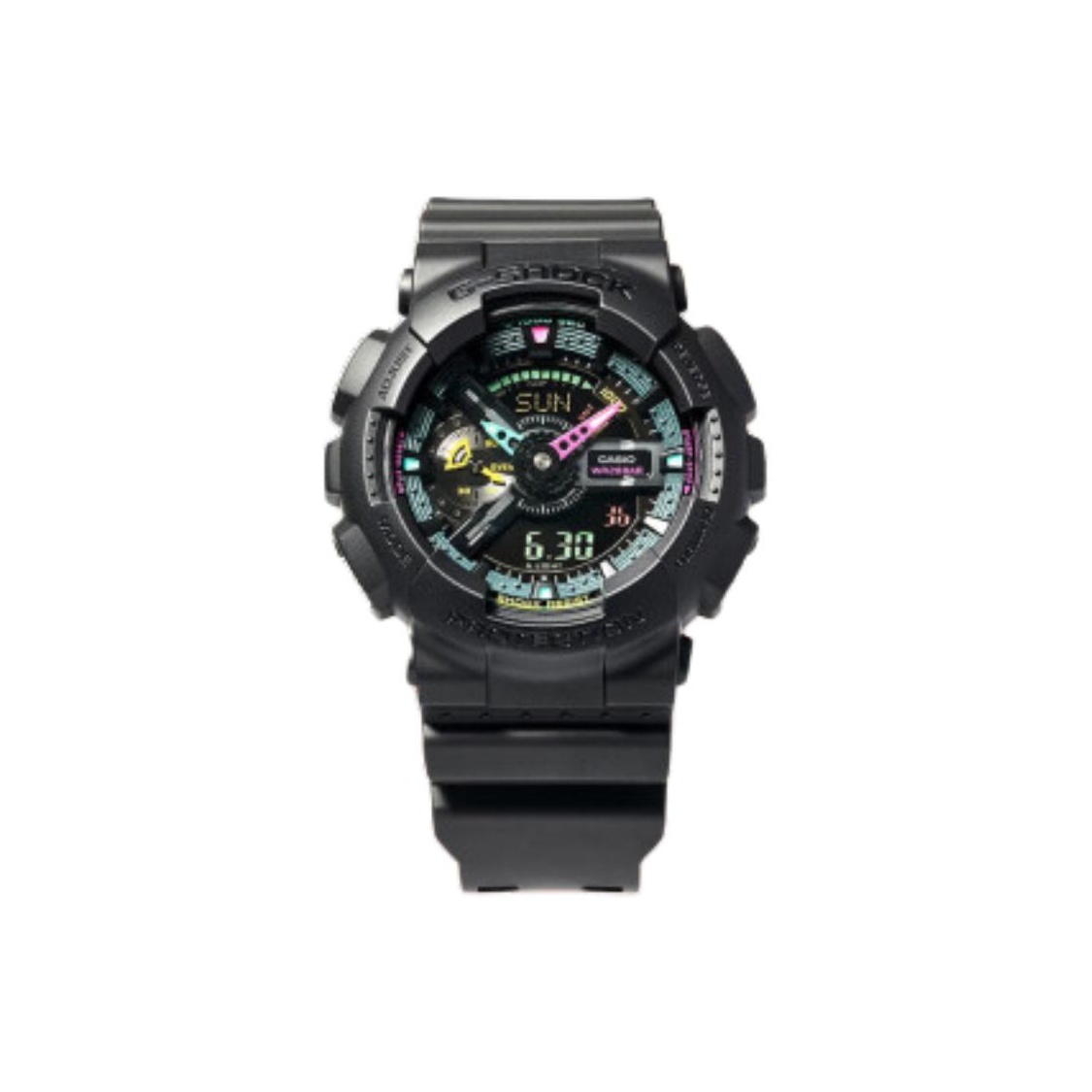 

CASIO Часы Unisex Liquid Crystal/Analog Dual Display Series Black Watch, Black