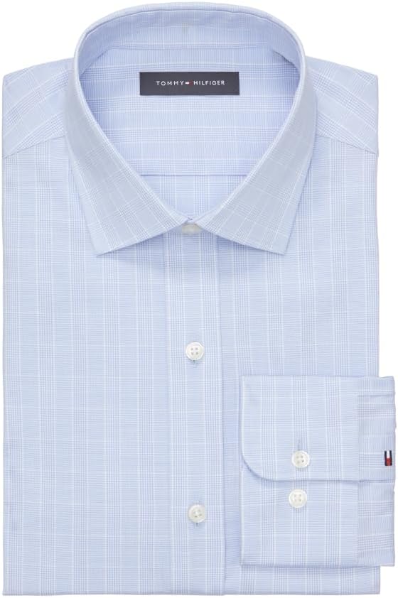 

Мужская классическая рубашка Tommy Hilfiger, стандартный крой, базовые вещи, Th Classic Blue 2