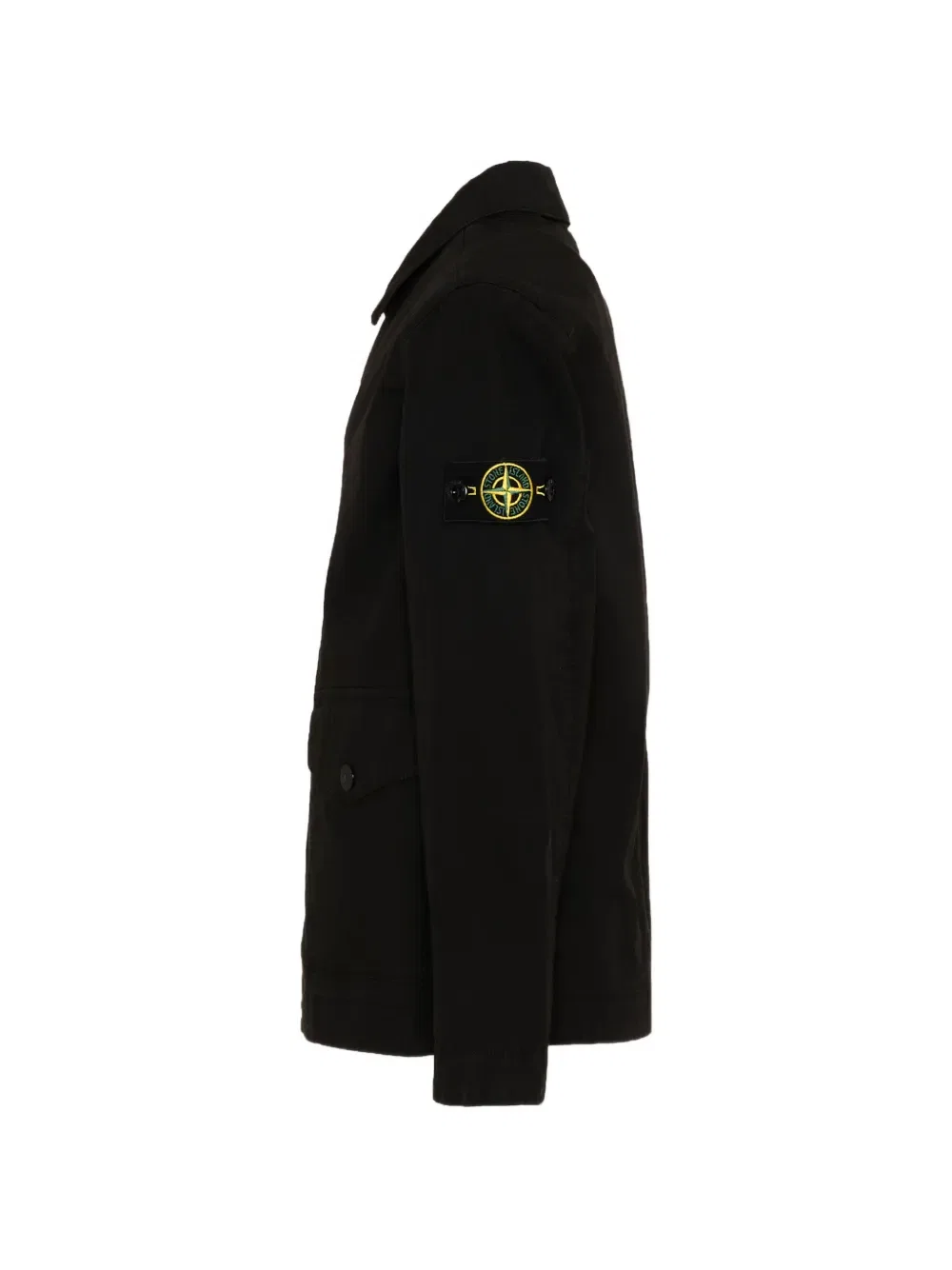 Куртка на пуговицах Stone Island Junior, черный — фото 3