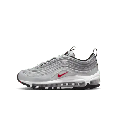 

Кроссовки Nike Air Max 97, цвет Metallic Silver/White/Varsity Red