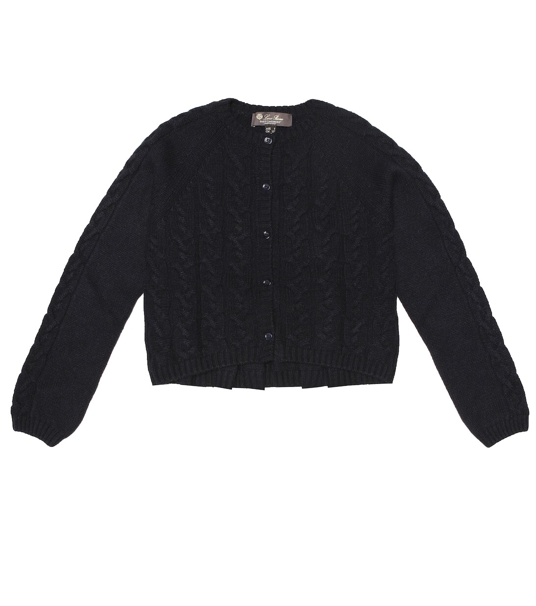 

Кашемировый кардиган Downy Cables Loro Piana, синий