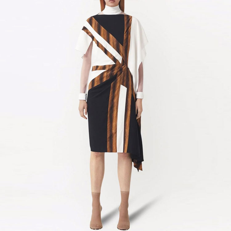 Платье Burberry, женское, многоцветное — фото 3