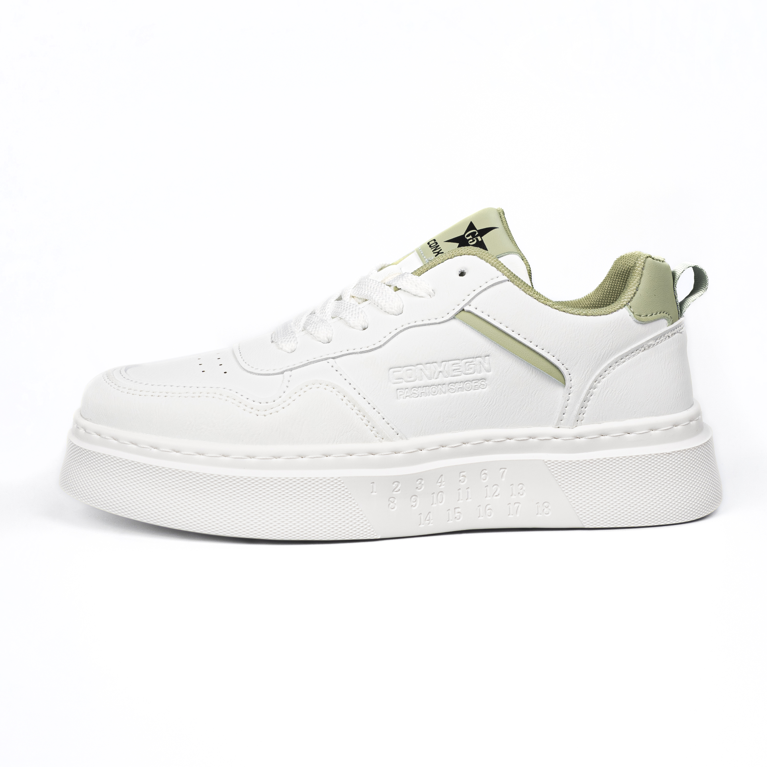 

Легкие и дышащие низкие мужские кроссовки для скейтбординга G5, White