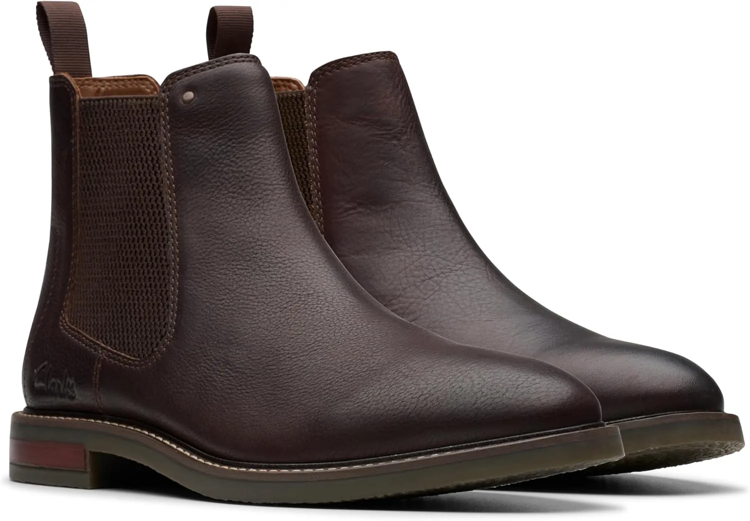 Мужские ботинки Clarks Jaxen EasyChelsea, коричневый — фото 4
