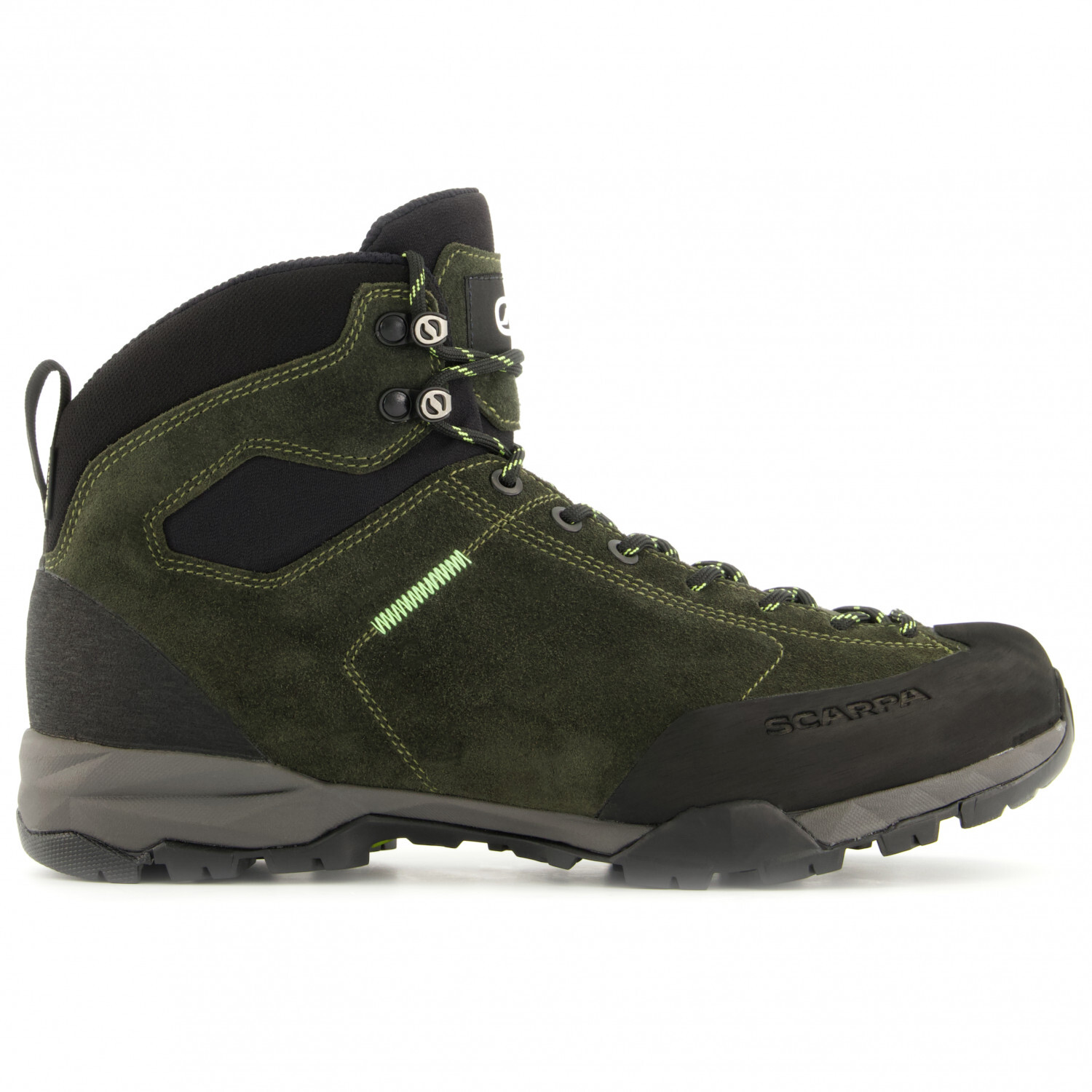 

Ботинки для прогулки Scarpa Mojito Hike GTX Suede, цвет Thyme Green/Lime