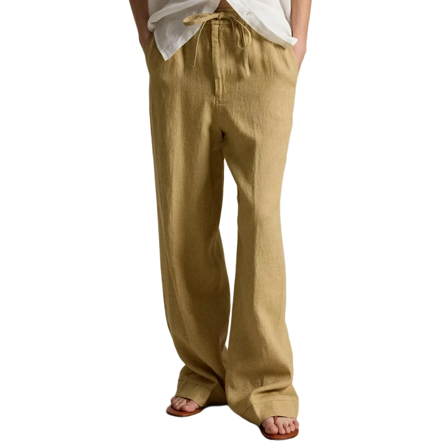Повседневные брюки на резинке Polo Ralph Lauren Classic Camel — фото 3