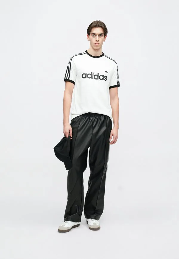 Футболка с принтом 3s с контрастной отделкой Adidas Originals, White — фото 3
