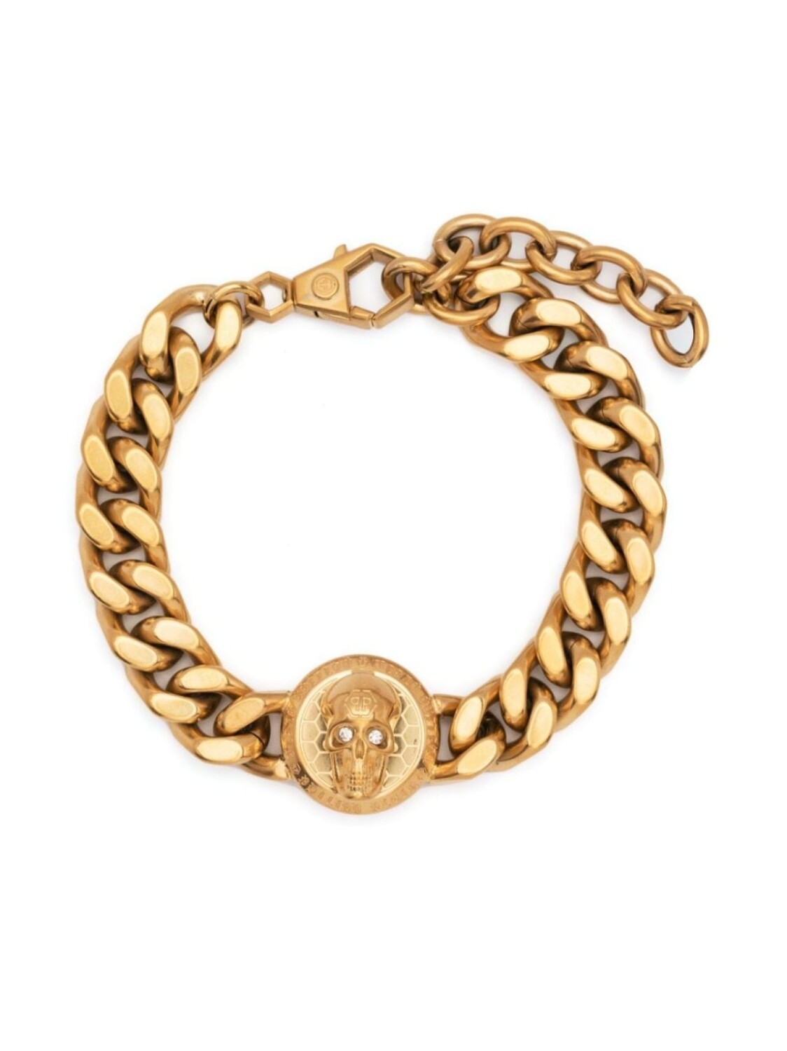

Браслет с декором Skull Philipp Plein, золотой
