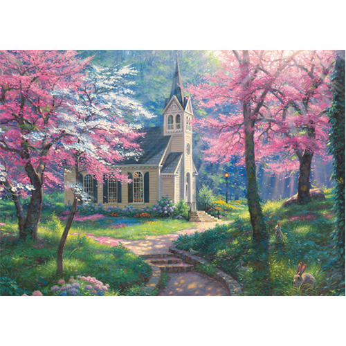 

Пазлы Cherry Blossom Chapel 35 Piece Tray