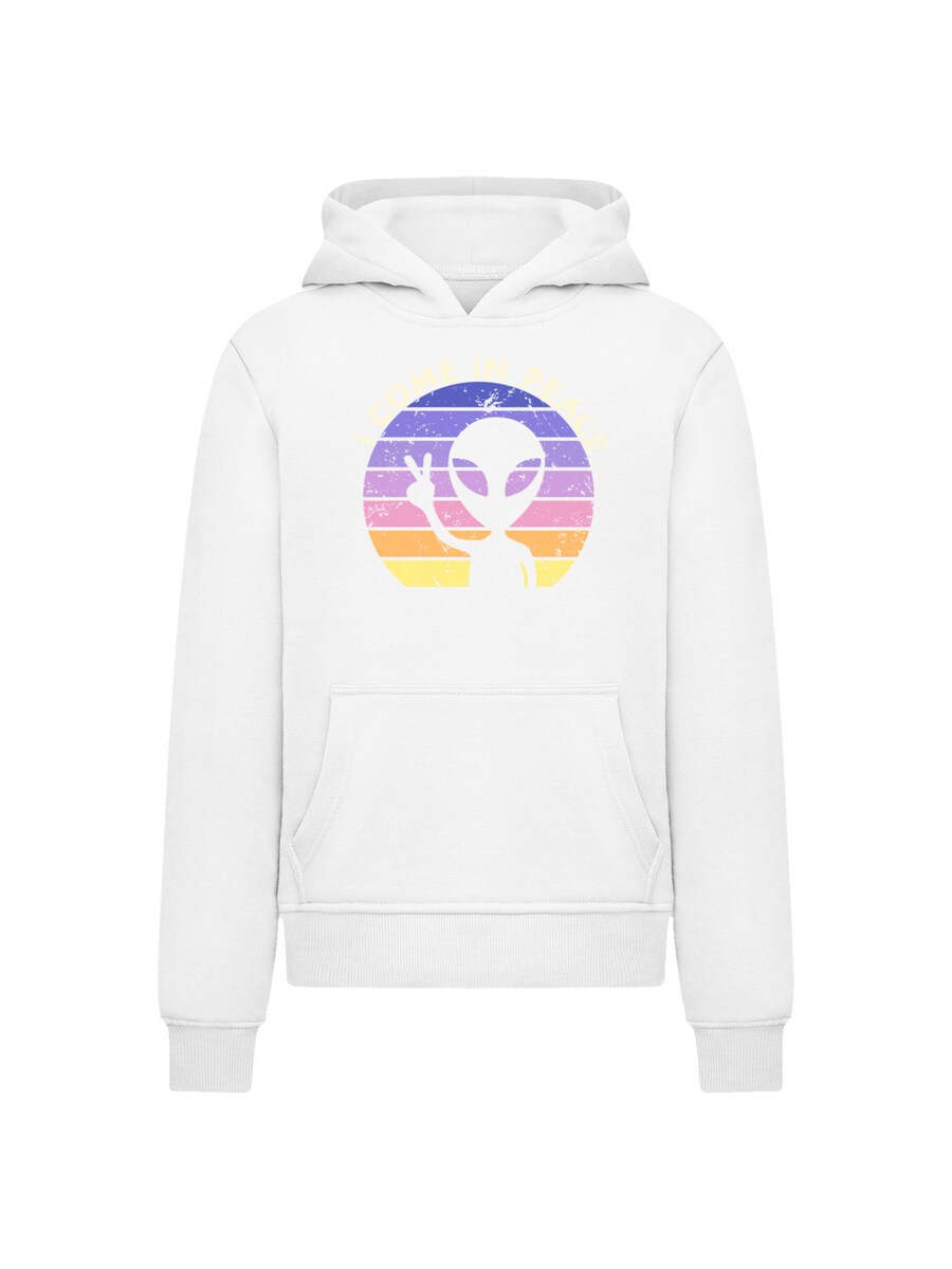 

Толстовка F4NT4STIC Alien Peace Sunset, белый