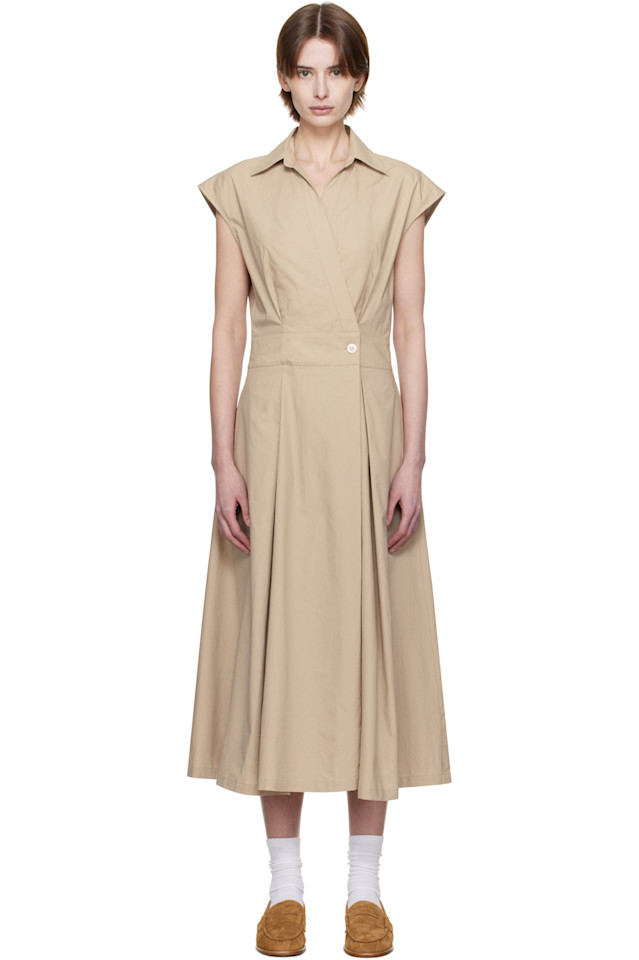 

Платье миди Athena A.P.C., бежевый