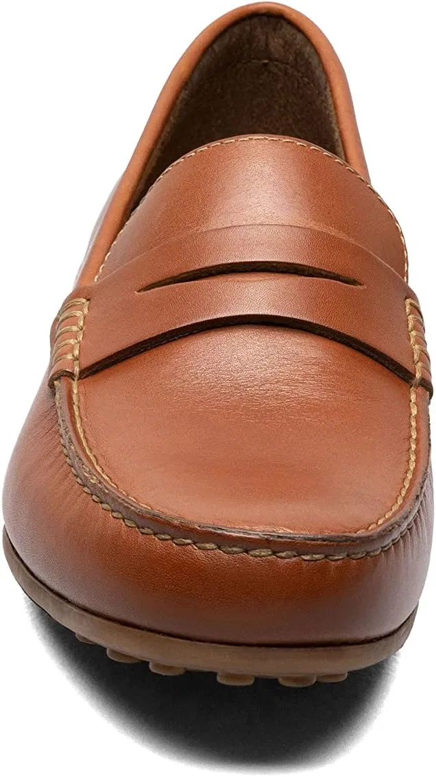 Мужские лоферы Florsheim Throttle Moc Toe Penny Loafer Slippers, коньячный — фото 2