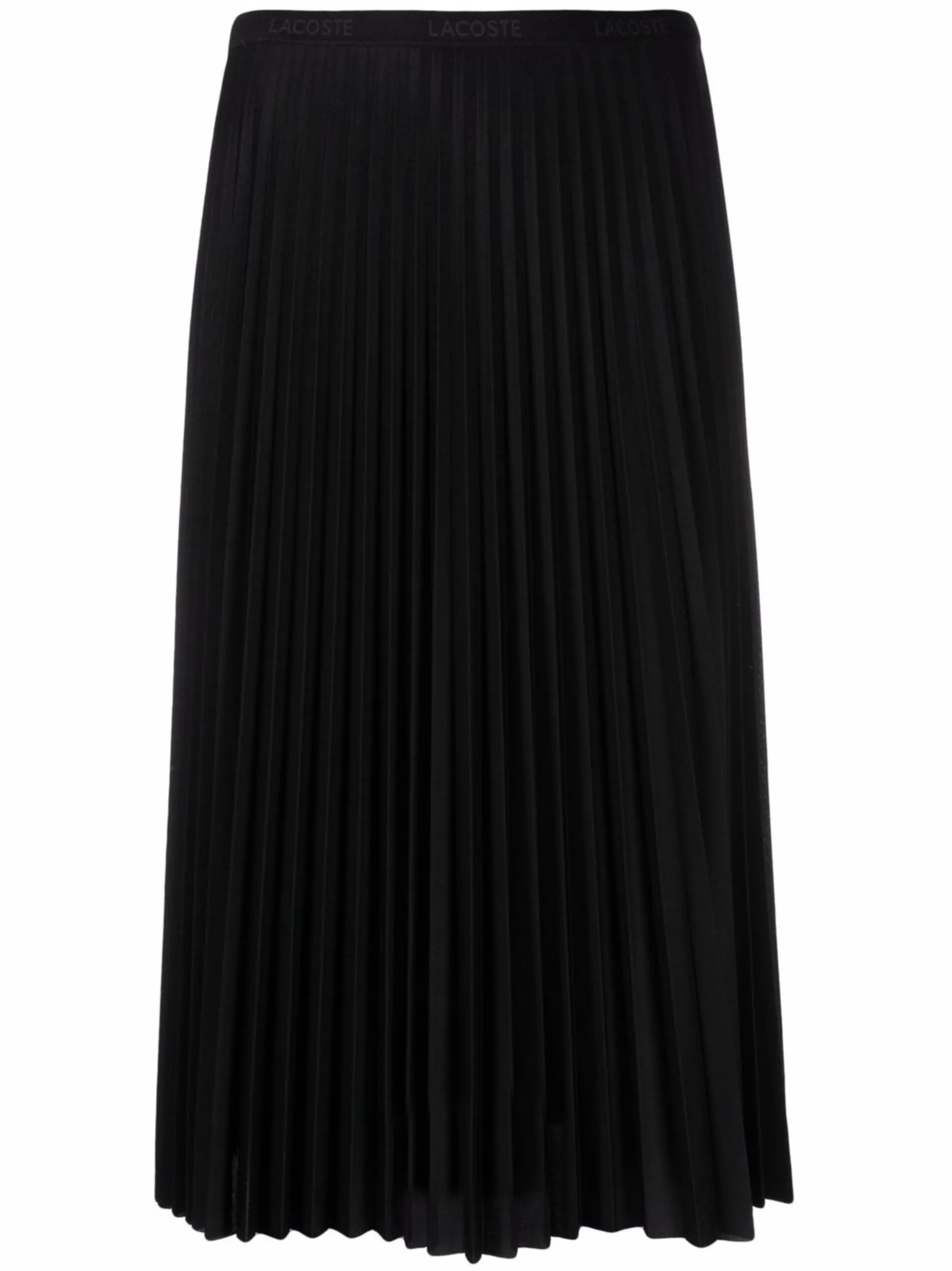 

Плиссированная юбка с логотипом Lacoste, черный