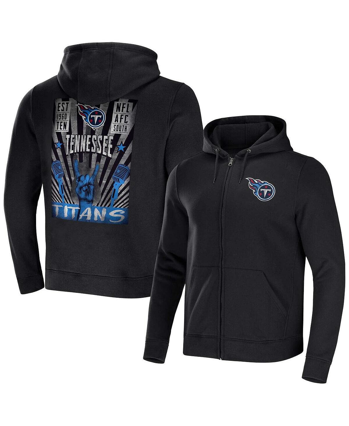 

Мужская толстовка с молнией во всю длину NFL x Darius Rucker Collection от Black Tennessee Titans Rocker Fanatics