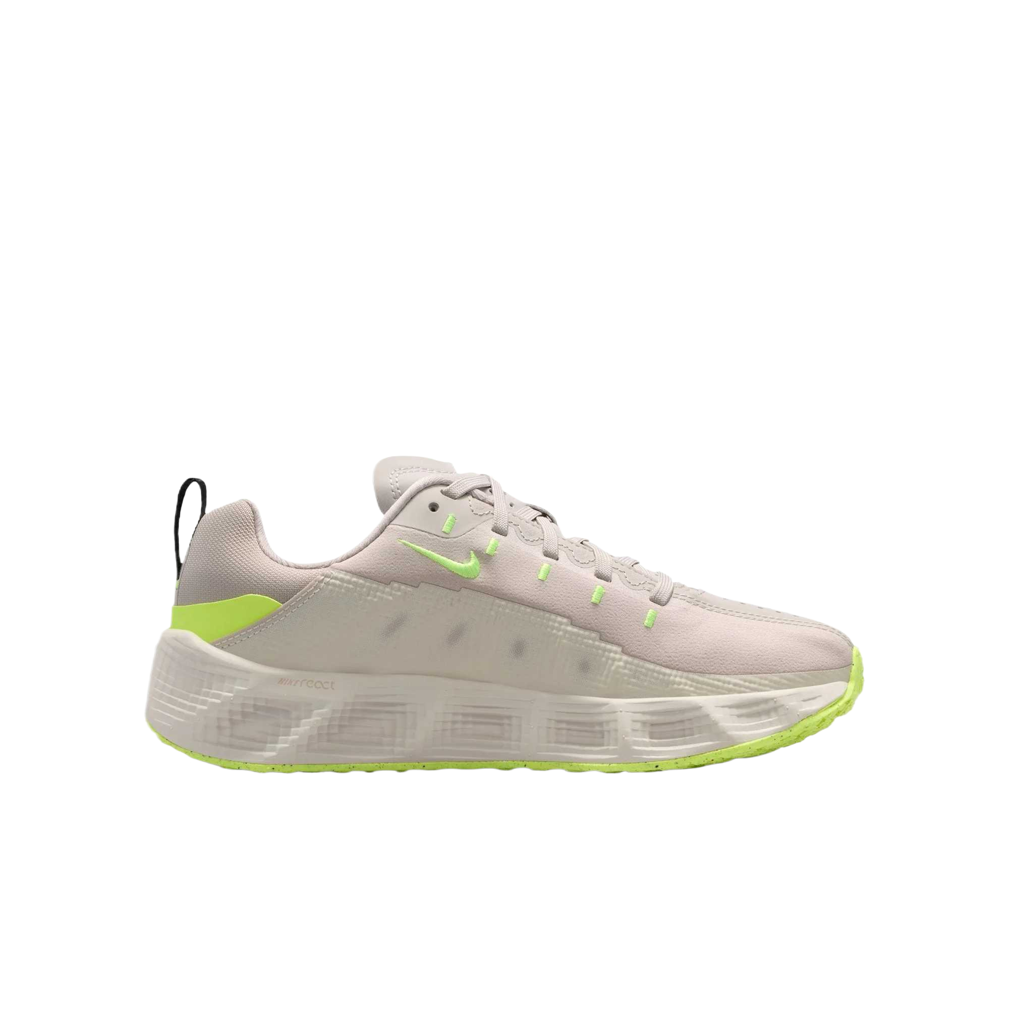 Дышащие низкие повседневные кроссовки Kids' Nike, moon particle/moon particle/черный/volt ice — фото 3