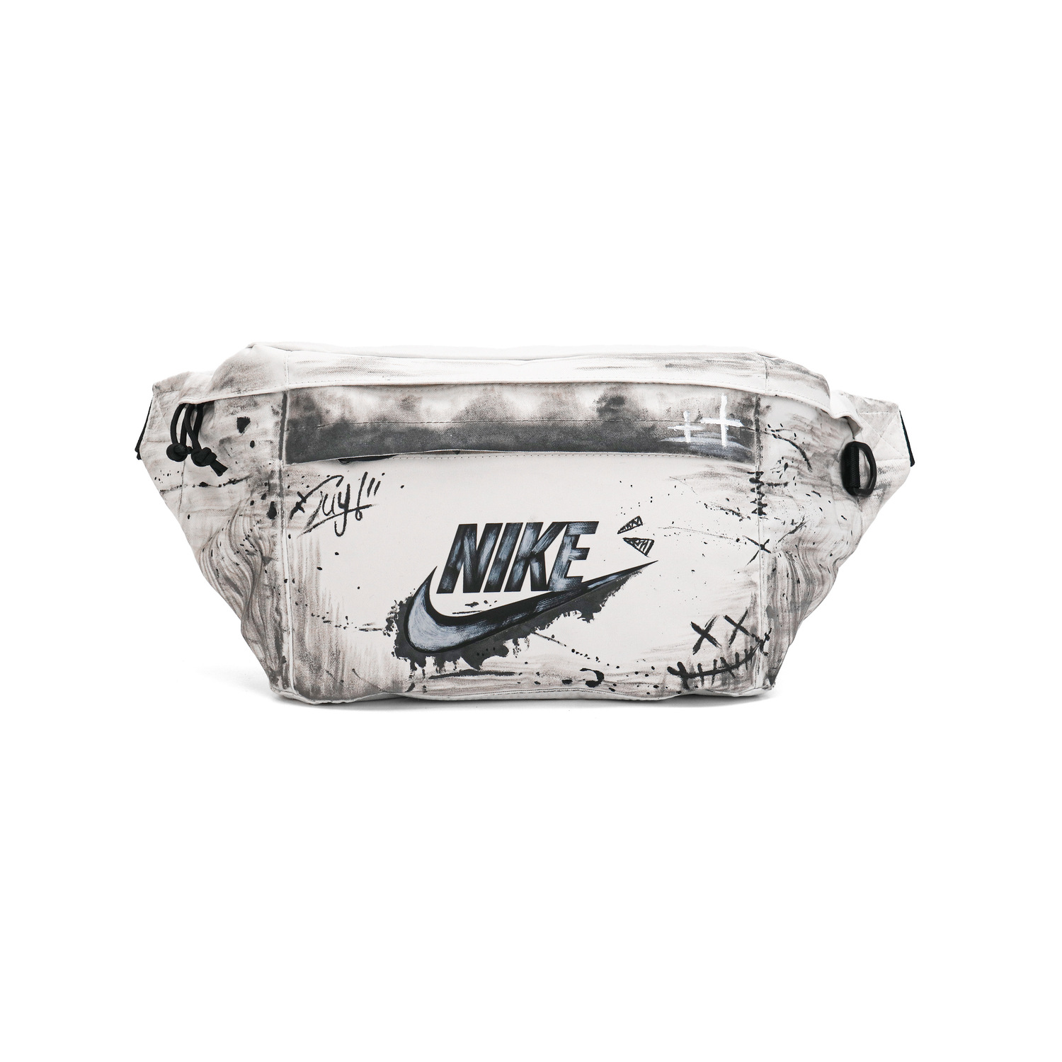 

Nike Фабричный поясной мешок Regular Unisex светло-бежевый, Smiley Face Dirty Bag