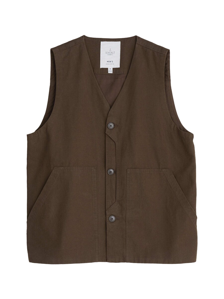 

Жилет Seasalt Cornwall Metern, коричневый