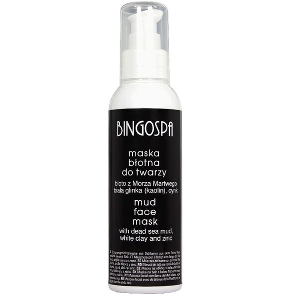 

Грязевая маска для лица, грязь Мертвого моря, каолин, цинк, 150 г Bingospa