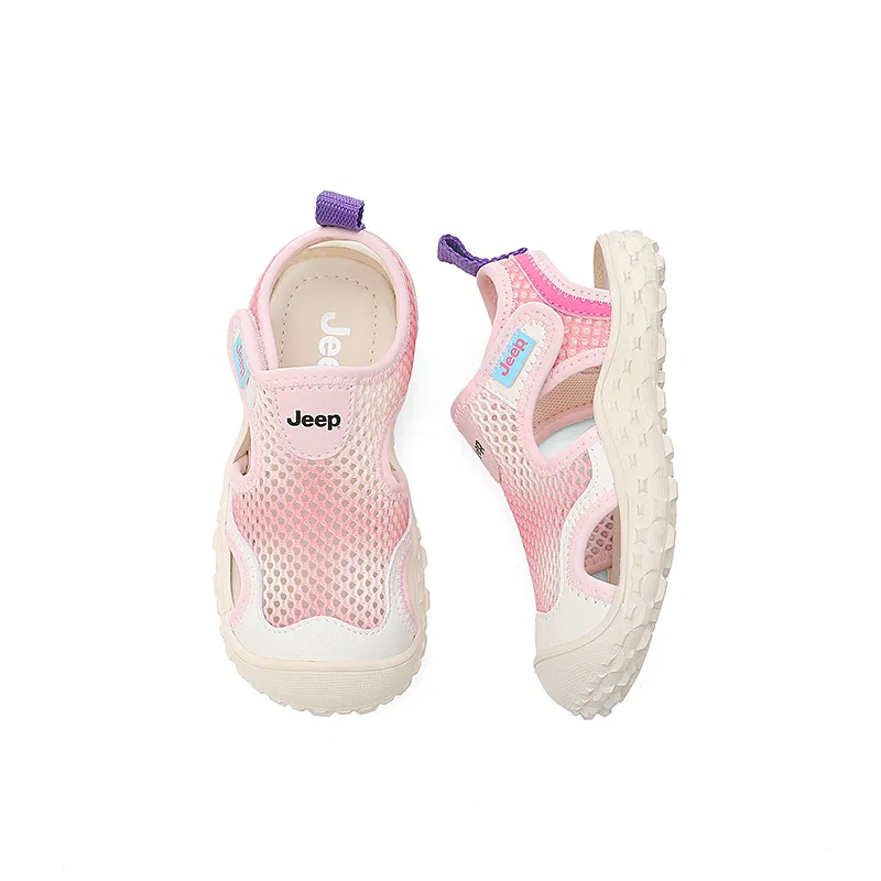 Детские сандалии slip resistant anti kick Jeep, Candy Pink/Purple — фото 4