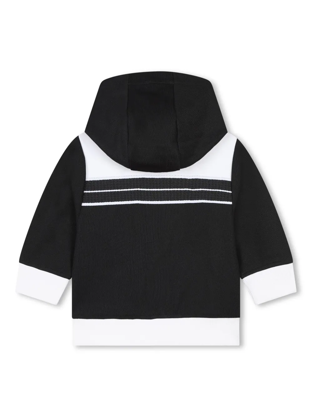 Спортивный костюм в полоску BOSS Kidswear, черный — фото 3