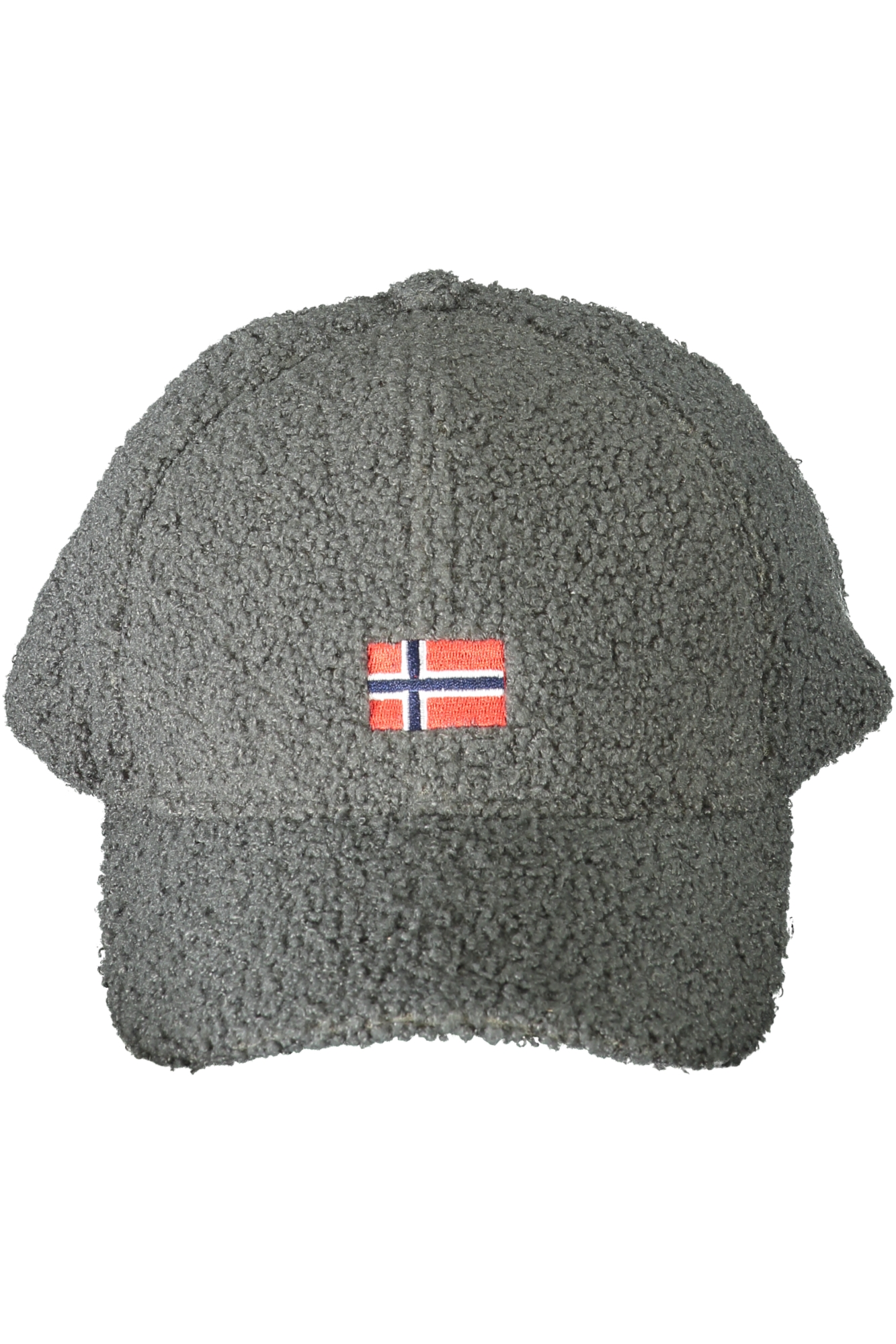 

Мужская кепка Norway 1963 из искусственного меха с аппликацией, серый