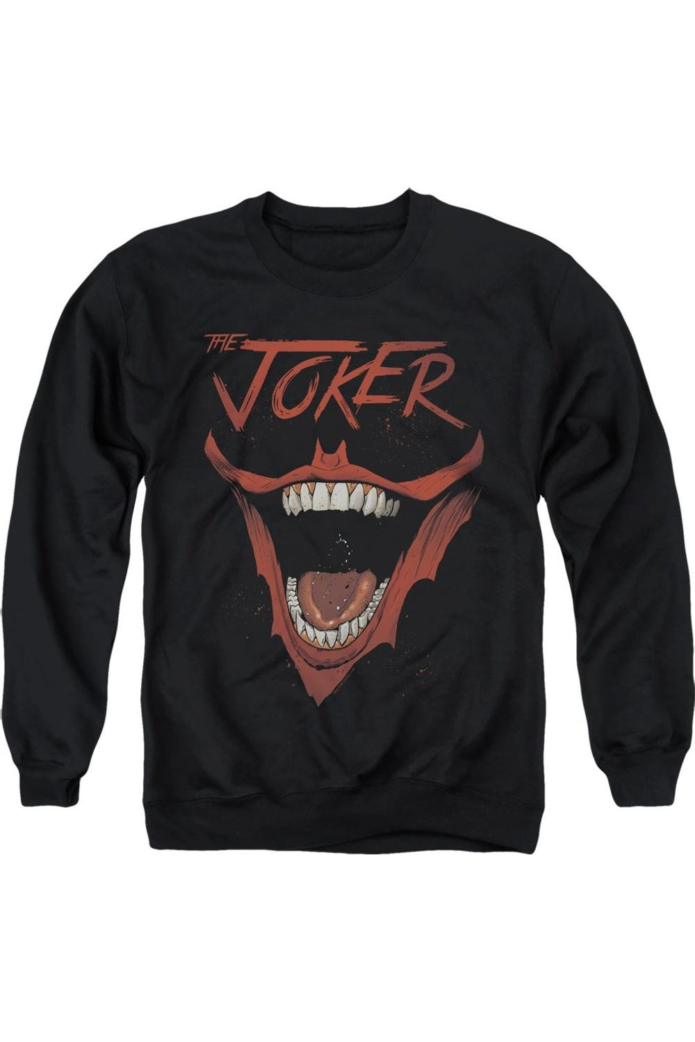 

Толстовка Batman Joker Bat Laugh для взрослых с круглым вырезом Gildan, черный