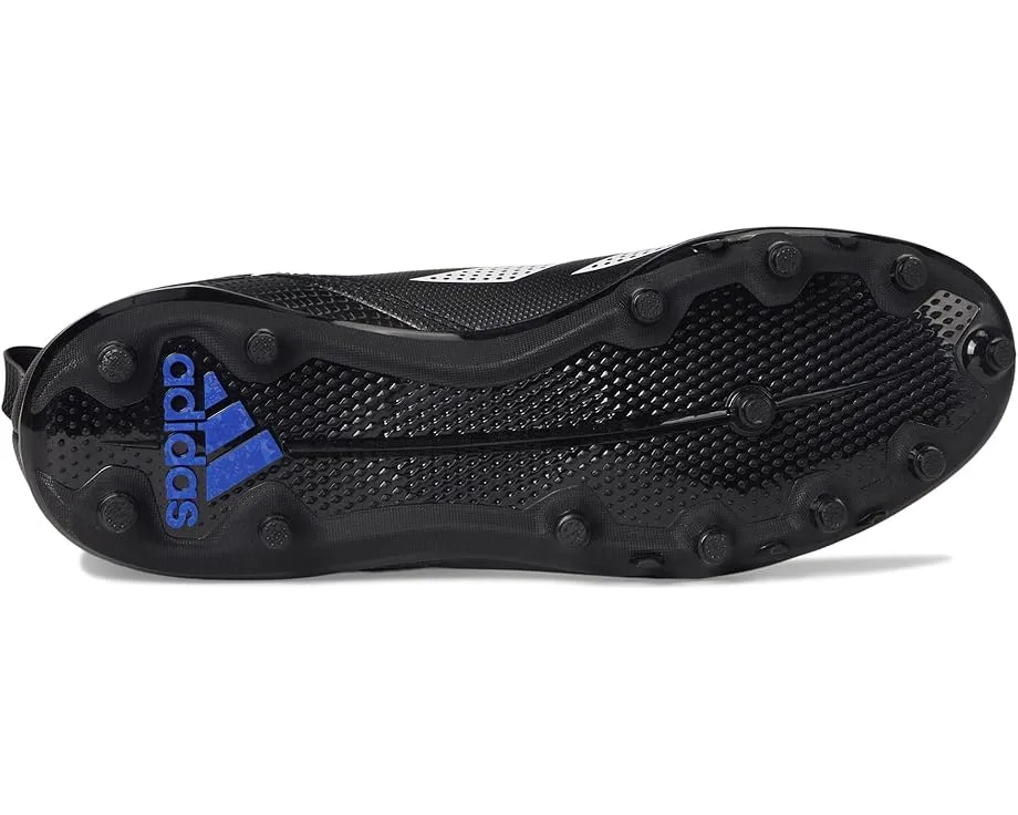Кроссовки Adidas Adizero Impact.2 Football Cleats, Black/White/Team Royal Blue — фото 3
