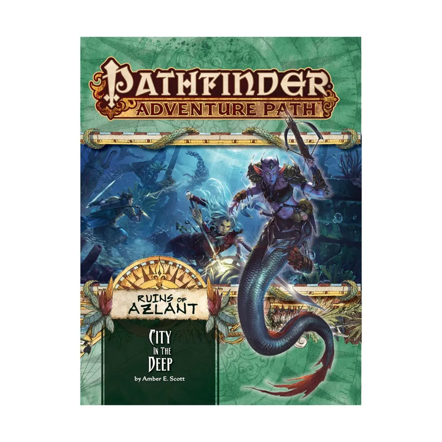 

#124 "Ruins of Azlant #4 - City in the Deep", Pathfinder Roleplaying Game (1st Edition) - Adventure Path #121 - #144, мягкая обложка