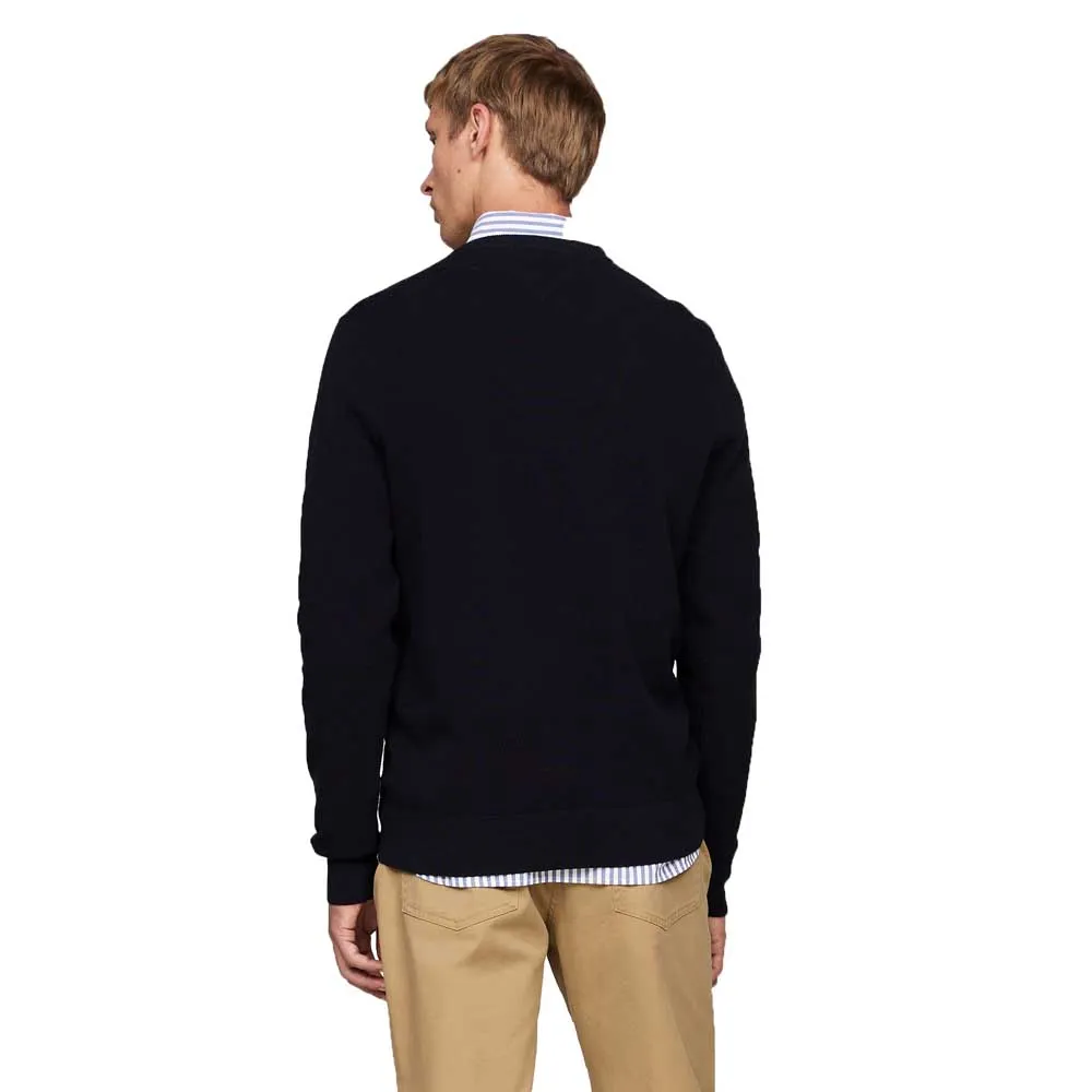 Свитер Tommy Hilfiger Essential Structure, черный — фото 2