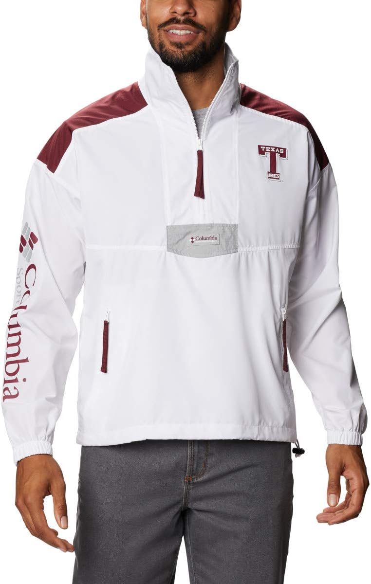 

Columbia мужская куртка CLG Santa Ana, Tex - White/Deep Maroon/Columbia Grey