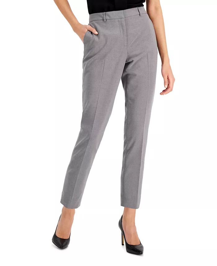 

Брюки прямого кроя Shannon Suit Tahari ASL, серый
