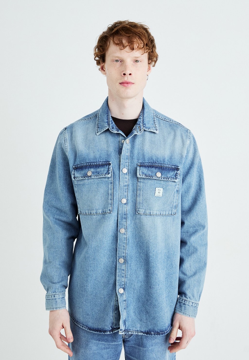 

Рубашка STEVEN LTB, цвет Dark Blue Denim