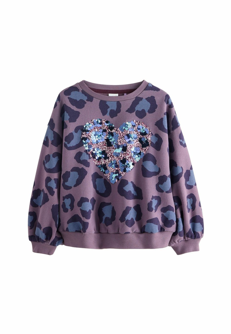 

Толстовка Next Sweatshirt, Purple Animal Sequin Heart/Purple