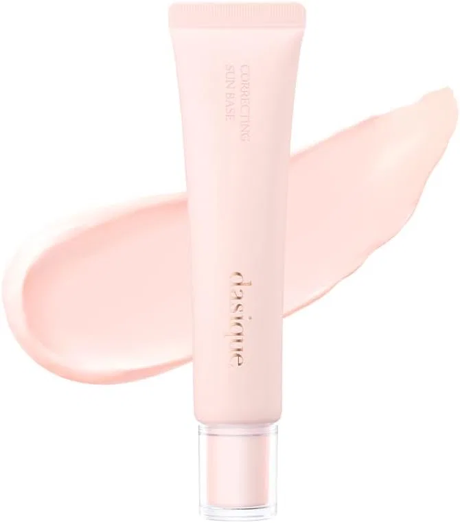 Солнцезащитная база под макияж Dasique Daisy Correcting Sun Base, 30 мл, розово-розовый