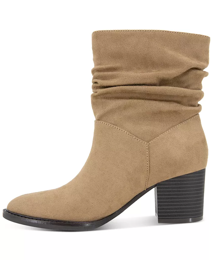 Женские ботильоны Genoviaa Scrunch, созданные для Macy's Style & Co, загар/бежевый — фото 2