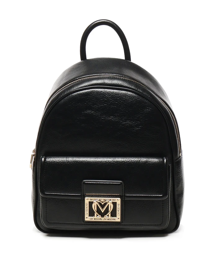 

Рюкзак с логотипом Love Moschino, черный