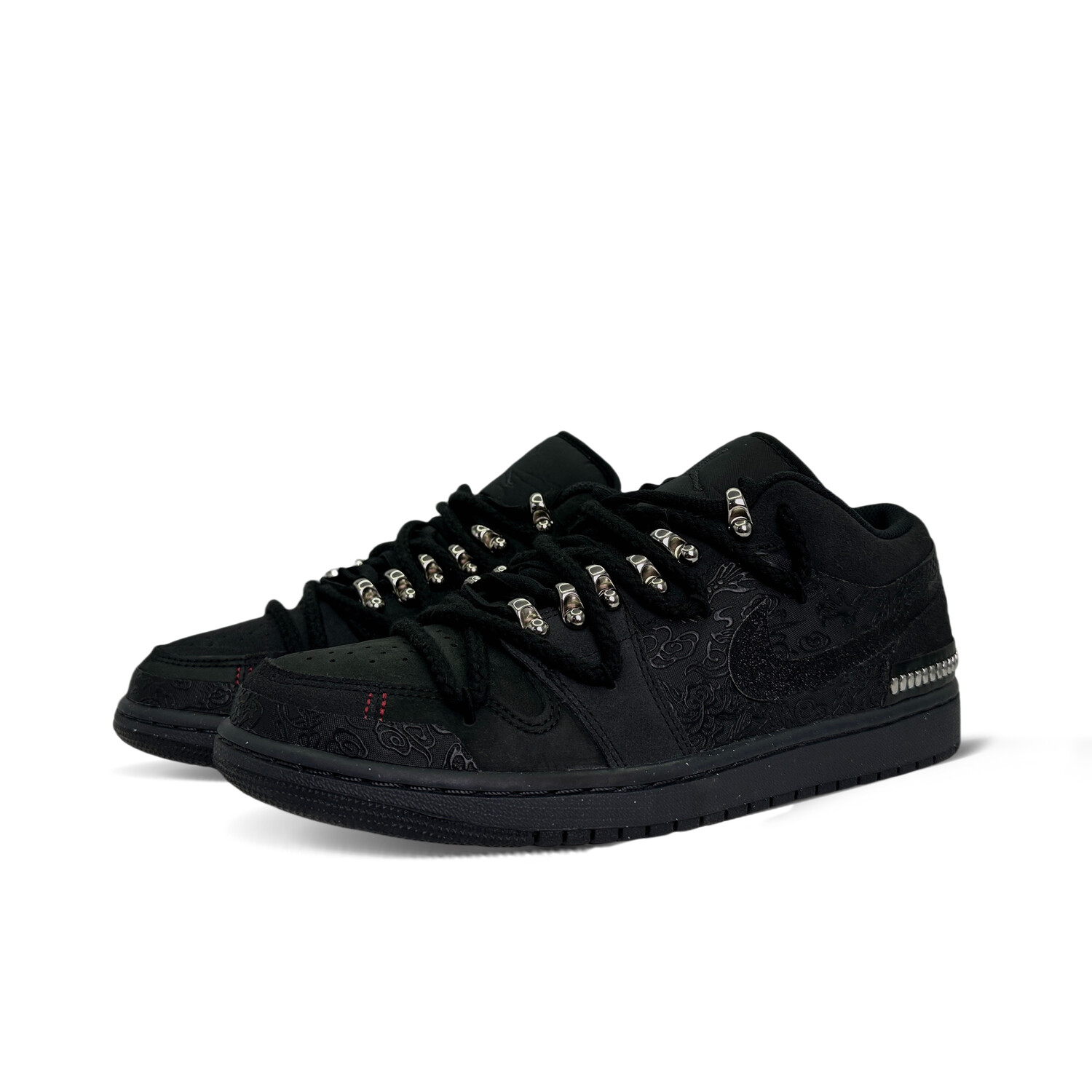 

Баскетбольные кроссовки Air 1 Vintage Men Low-top Black/Grey Jordan, Черный, Баскетбольные кроссовки Air 1 Vintage Men Low-top Black/Grey Jordan