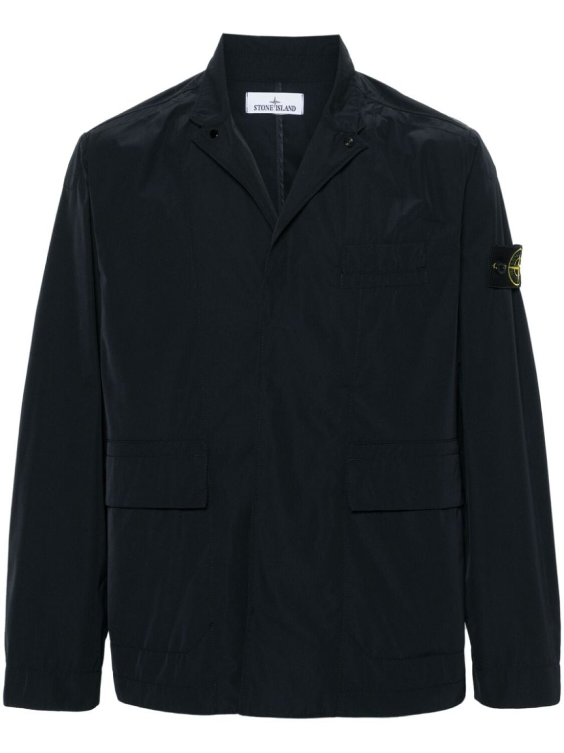 

Stone Island блейзер с заостренными лацканами, синий