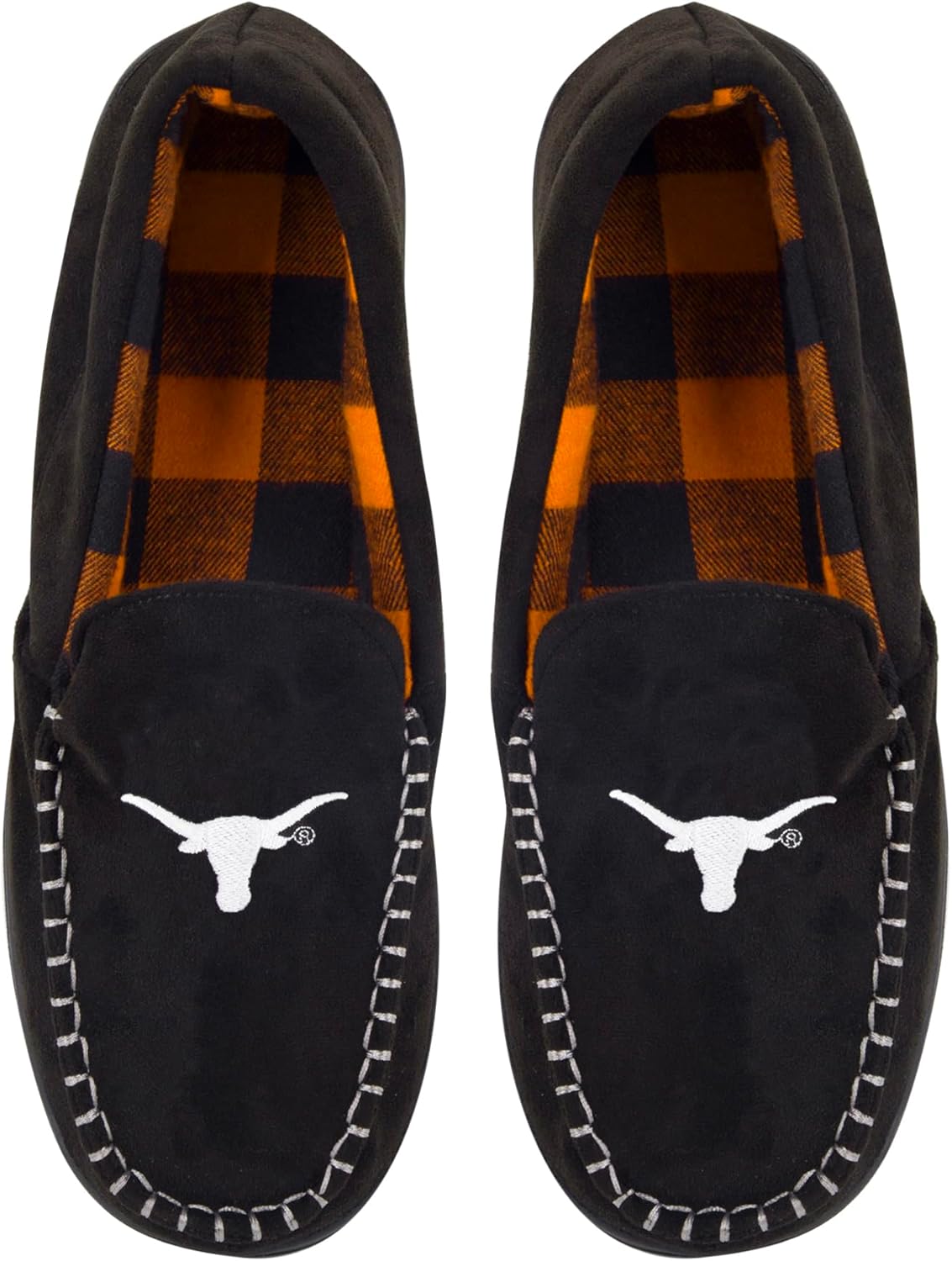 

Мужские фланелевые тапочки-мокасины FOCO NCAA, Texas Longhrons