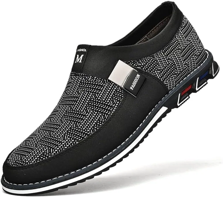 Мокасины мужские кожаные AQIXIDX Loafers, серый