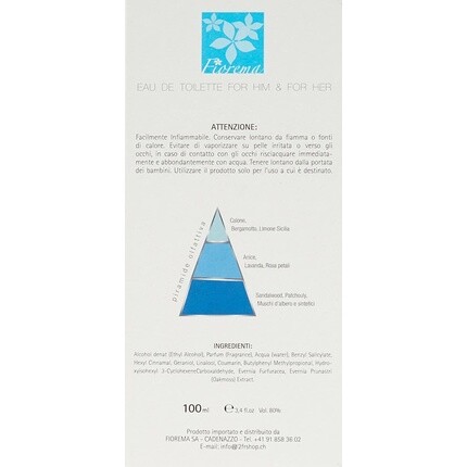 Туалетная вода Perfume Water & Salt 100 мл спрей унисекс - упаковка из 3 шт. Fiorema — фото 3