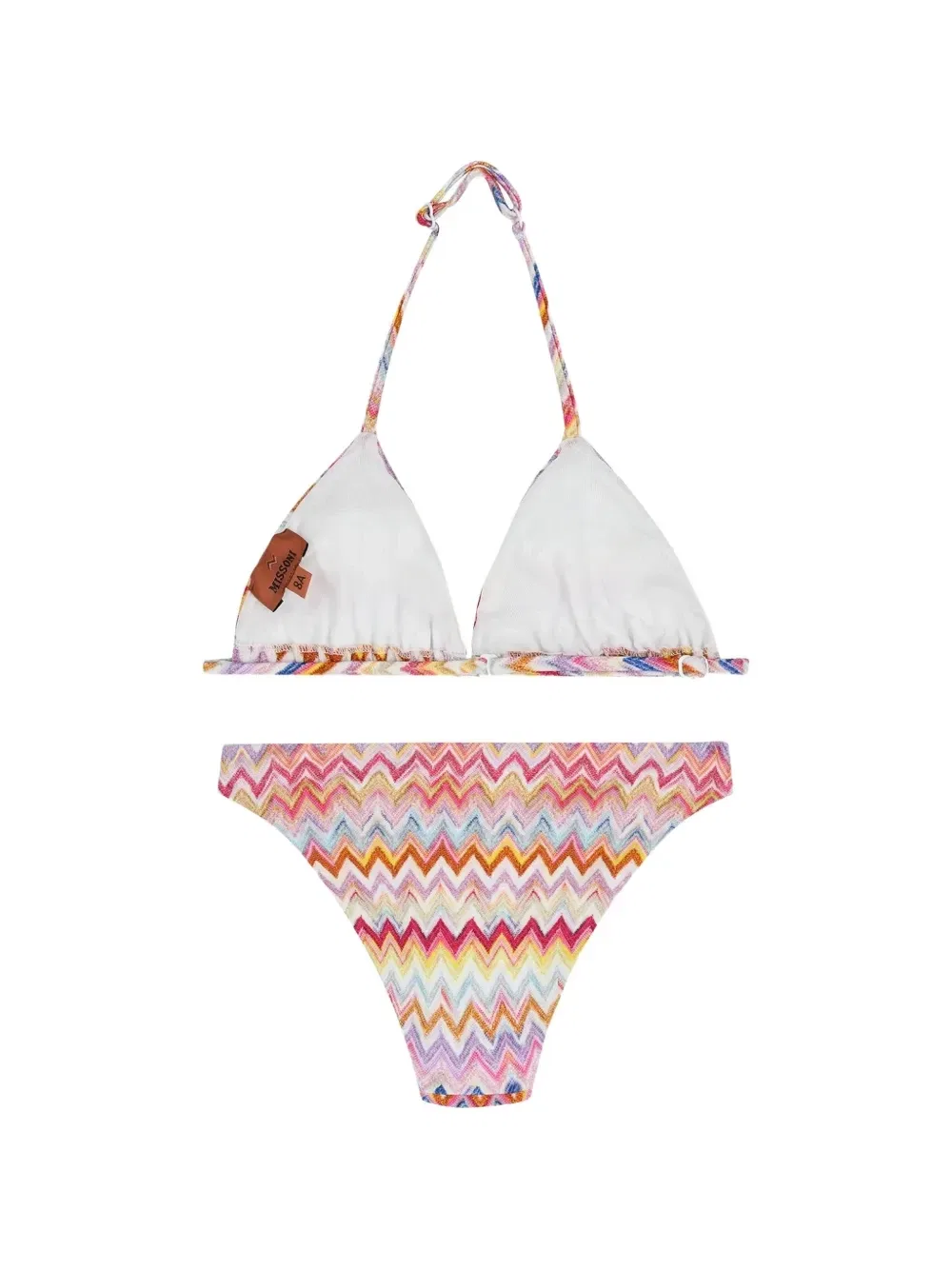 Бикини с узором зигзаг Missoni Kids, розовый — фото 2