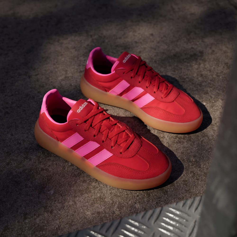 Кроссовки Adidas Barreda Decode Shoes Kids, цвет Better Scarlet/Lucid Pink/Gum — фото 4