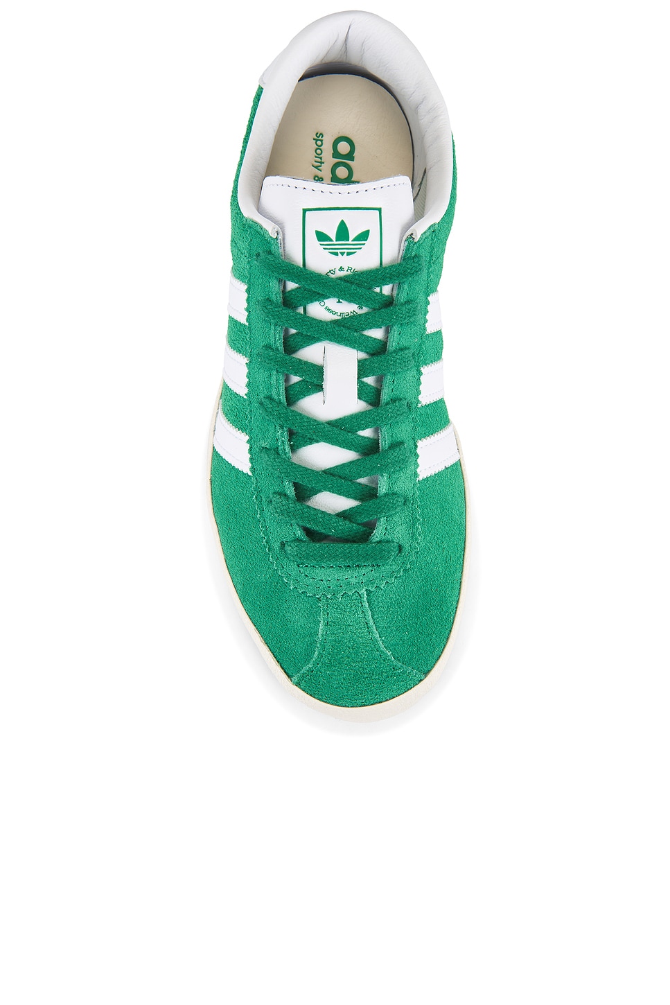X sporty & rich blanc кроссовки Adidas Originals, green — фото 4