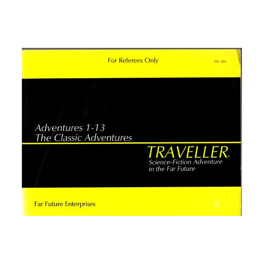 

Adventures #1-13, Traveller Reprints (Far Future Enterprises), мягкая обложка