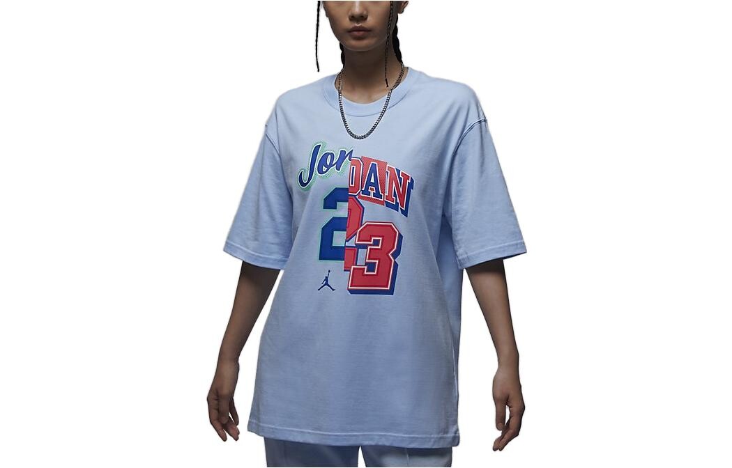 

Женская футболка Jordan, цвет Blue