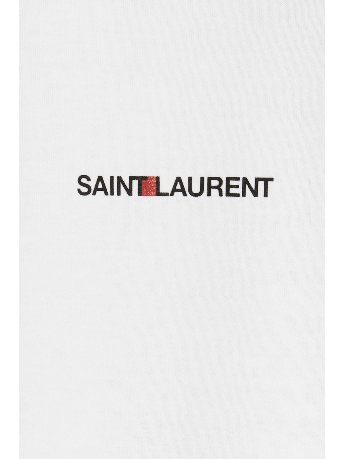 Футболка «Saint Laurent Rive Gauche» SAINT LAURENT, белый — фото 4