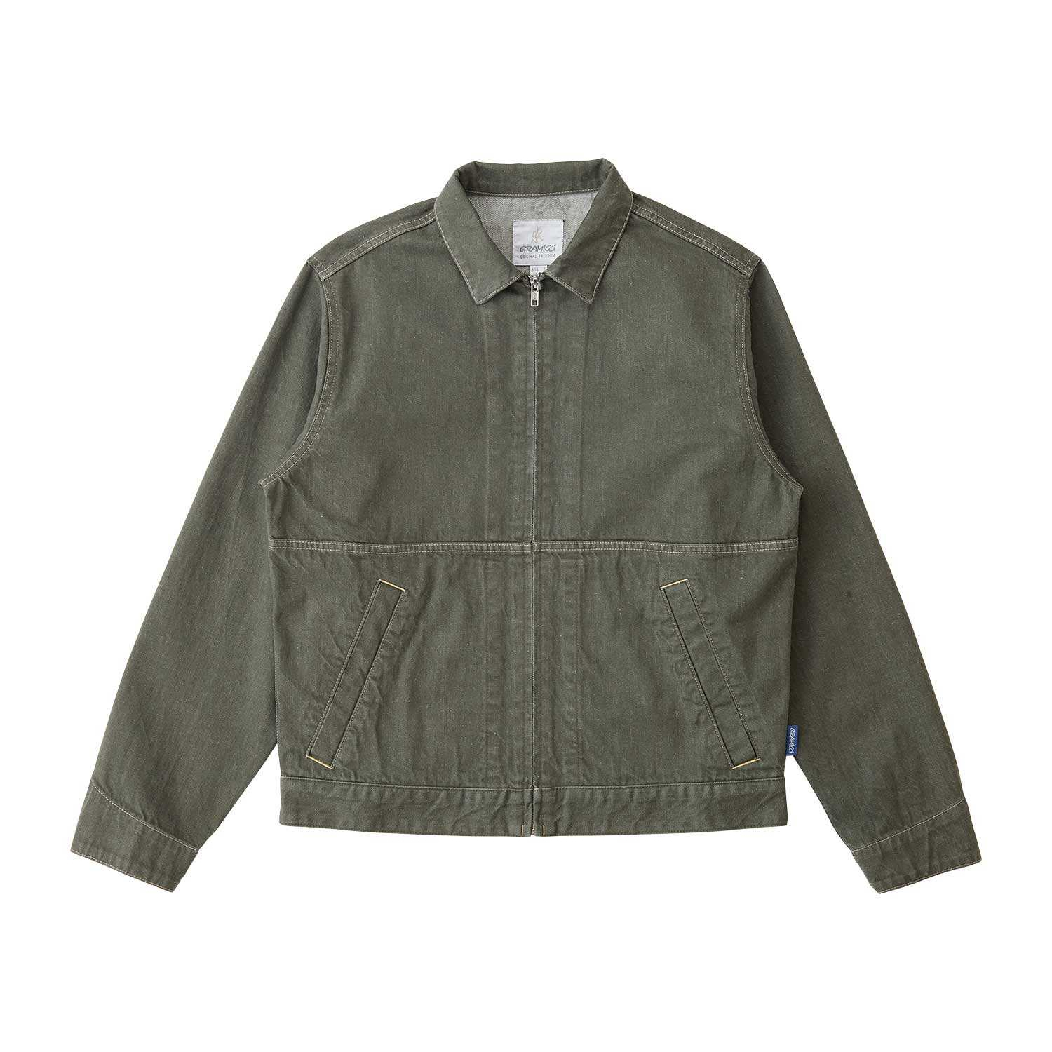 

Японская джинсовая куртка из фактурной ткани Gramicci, blackberry