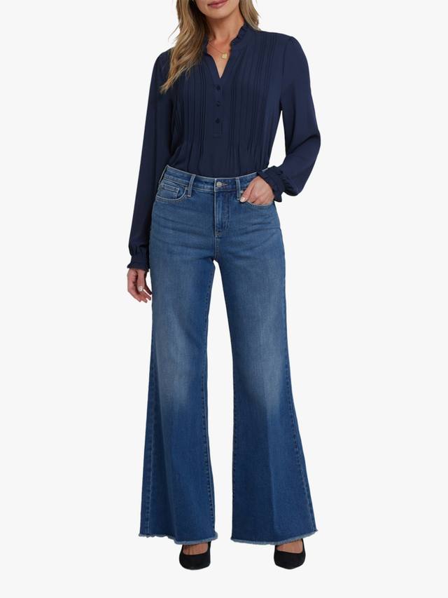 

Джинсы Mia с бахромой по низу NYDJ, Romantic Indigo