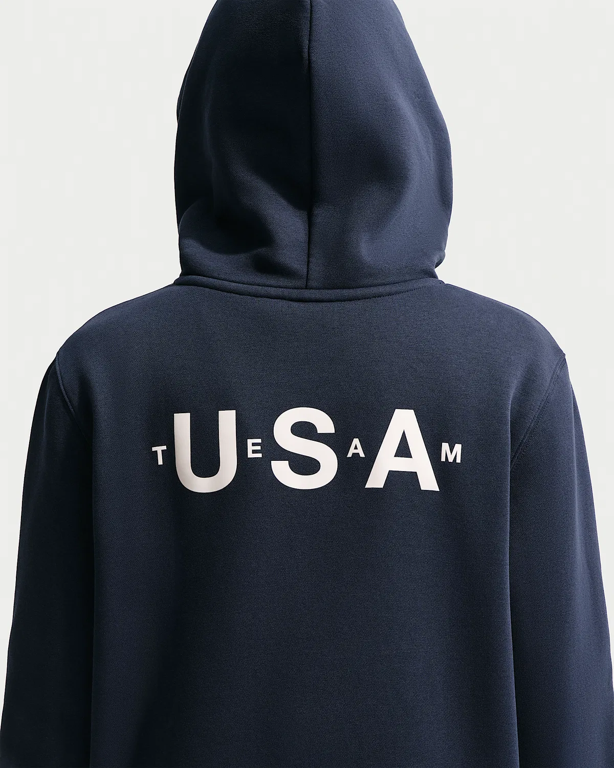 Женская флисовая худи Nike United States Olympic Team Phoenix Fleece, Obsidian/Obsidian — фото 2